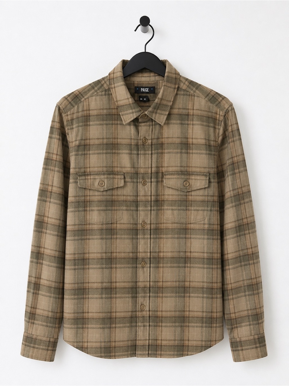 Like New PAIGE Plaid Flannel Shirt